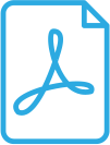 帶Acrobat pdf符號的藍色文檔圖示。